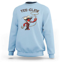 Yee Claw Sweatshirt Funny Crawfish Cajun Seafood Festival