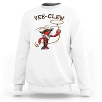 Yee Claw Sweatshirt Funny Crawfish Cajun Seafood Festival
