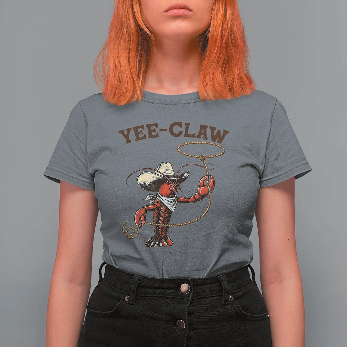 Yee Claw T Shirt For Women Funny Crawfish Cajun Seafood Festival