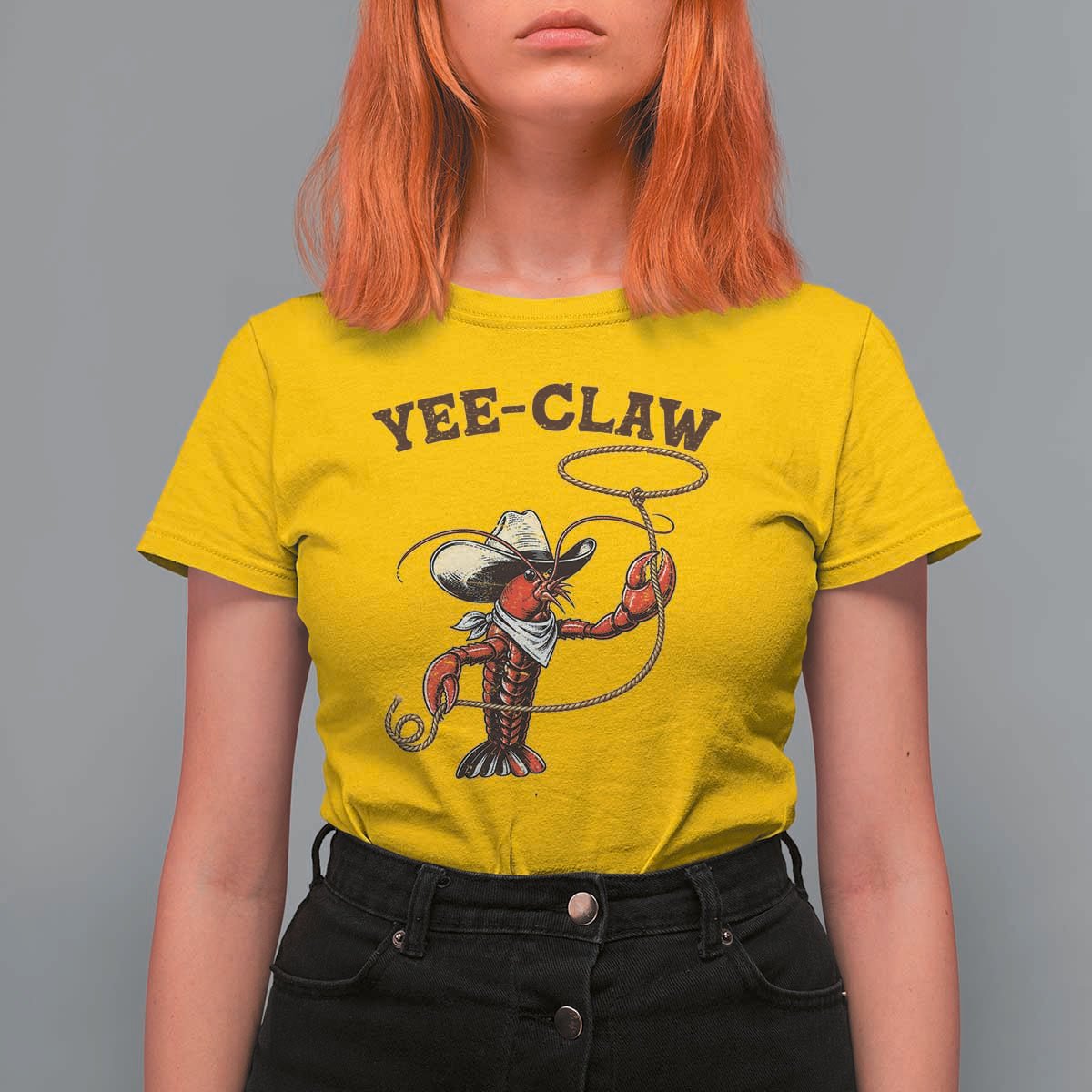 Yee Claw T Shirt For Women Funny Crawfish Cajun Seafood Festival