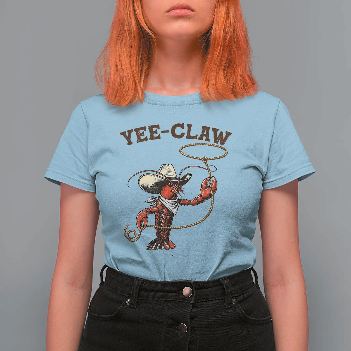 Yee Claw T Shirt For Women Funny Crawfish Cajun Seafood Festival