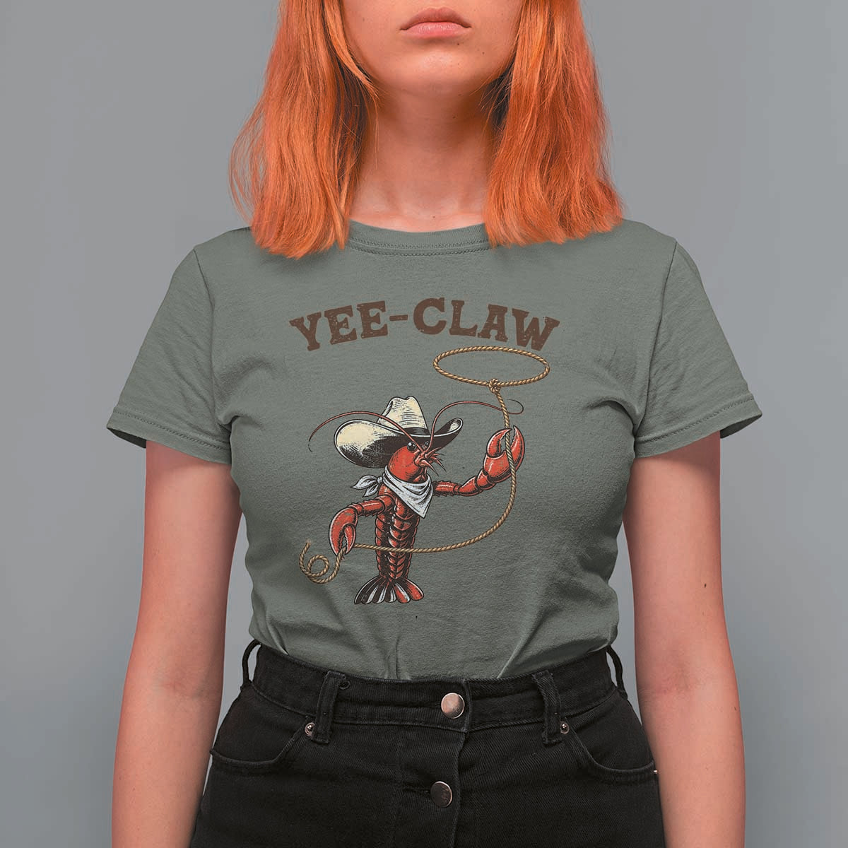 Yee Claw T Shirt For Women Funny Crawfish Cajun Seafood Festival