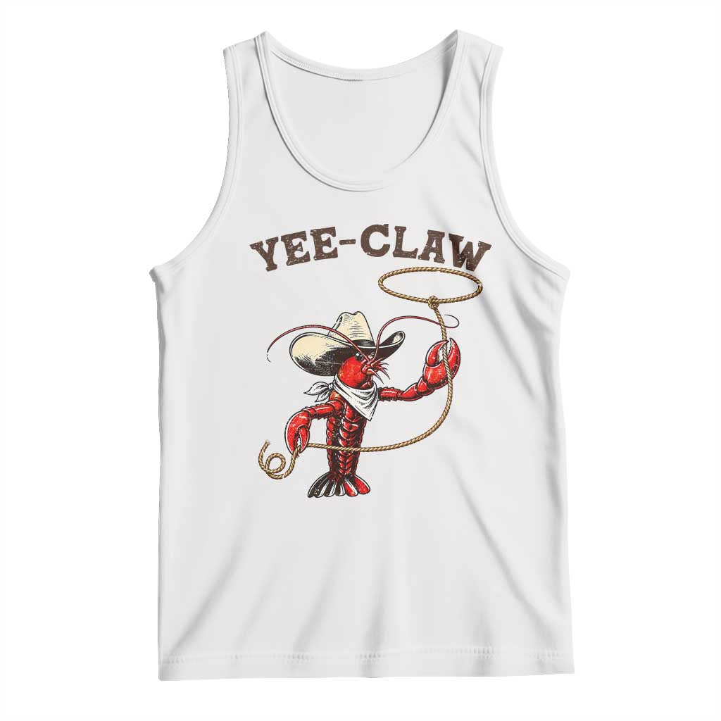 Yee Claw Tank Top Funny Crawfish Cajun Seafood Festival