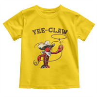 Yee Claw Toddler T Shirt Funny Crawfish Cajun Seafood Festival