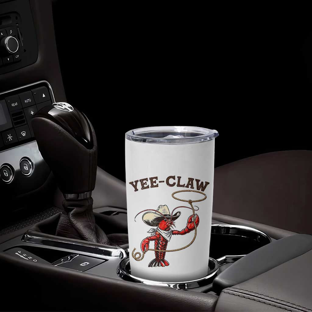 Yee Claw Tumbler Cup Funny Crawfish Cajun Seafood Festival