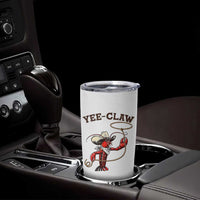 Yee Claw Tumbler Cup Funny Crawfish Cajun Seafood Festival