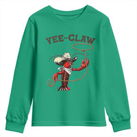 Yee Claw Youth Sweatshirt Funny Crawfish Cajun Seafood Festival