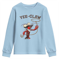 Yee Claw Youth Sweatshirt Funny Crawfish Cajun Seafood Festival