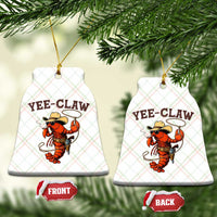 Yee Claw Southern Crawfish Ceramic Ornament Funny Seafood Party Graphic