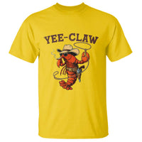 Yee Claw Southern Crawfish T Shirt Funny Seafood Party Graphic