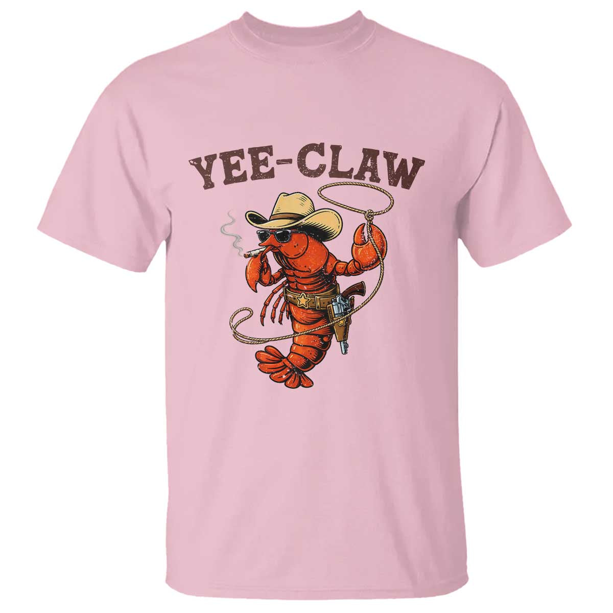 Yee Claw Southern Crawfish T Shirt Funny Seafood Party Graphic