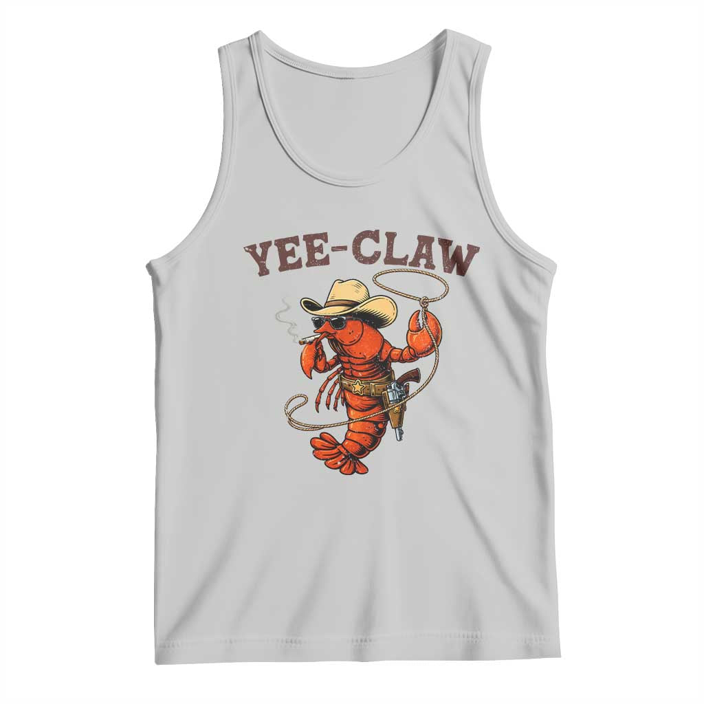 Yee Claw Southern Crawfish Tank Top Funny Seafood Party Graphic