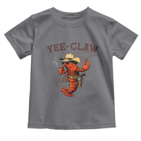 Yee Claw Southern Crawfish Toddler T Shirt Funny Seafood Party Graphic