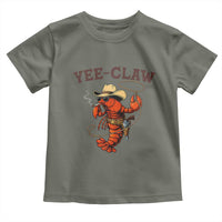 Yee Claw Southern Crawfish Toddler T Shirt Funny Seafood Party Graphic