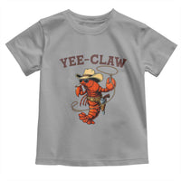Yee Claw Southern Crawfish Toddler T Shirt Funny Seafood Party Graphic