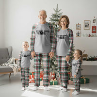 Funny Sarcastic Husband Plaid Pajama Set My Wife Beats Me