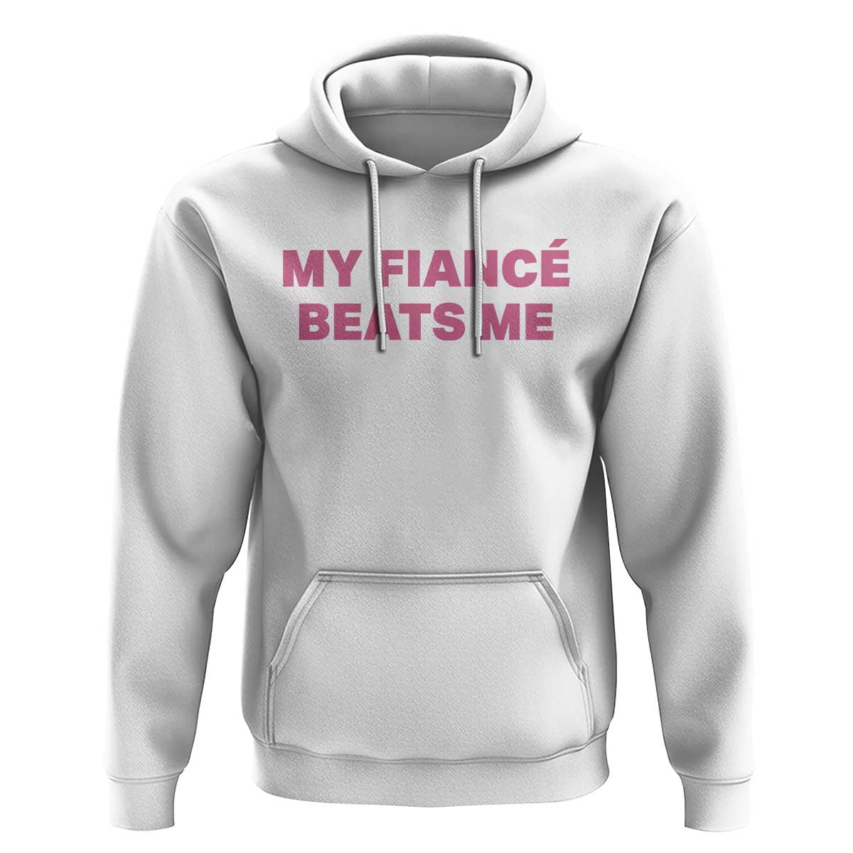 Funny Engagement Gift Hoodie My Fiancee Beats Me