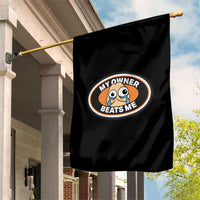 Humorous Dark Humor Garden Flag My Owner Beats Me