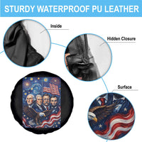 USA Presidents Mount Rushmore Spare Tire Cover Starry Night Inspired Art