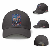 USA Presidents Mount Rushmore Baseball Cap Starry Night Inspired Art