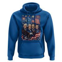 USA Presidents Mount Rushmore Hoodie Starry Night Inspired Art