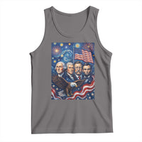 USA Presidents Mount Rushmore Tank Top Starry Night Inspired Art