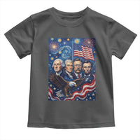 USA Presidents Mount Rushmore Toddler T Shirt Starry Night Inspired Art
