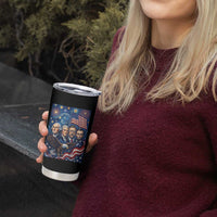 USA Presidents Mount Rushmore Tumbler Cup Starry Night Inspired Art