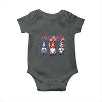 Red White Blue Gnomes Fireworks Baby Onesie Patriotic 4th Of July