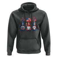Red White Blue Gnomes Fireworks Hoodie Patriotic 4th Of July