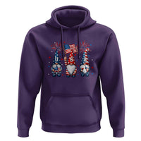 Red White Blue Gnomes Fireworks Hoodie Patriotic 4th Of July