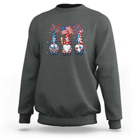 Red White Blue Gnomes Fireworks Sweatshirt Patriotic 4th Of July
