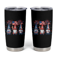 Red White Blue Gnomes Fireworks Tumbler Cup Patriotic 4th Of July