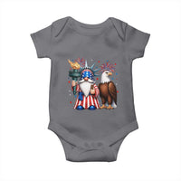 Funny Statue Of Liberty Gnome Baby Onesie Patriotic 4th Of July