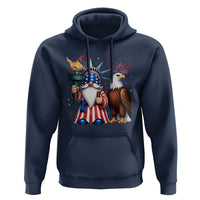 Funny Statue Of Liberty Gnome Hoodie Patriotic 4th Of July