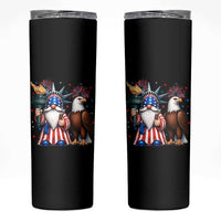 Funny Statue Of Liberty Gnome Skinny Tumbler Patriotic 4th Of July