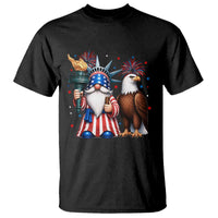 Funny Statue Of Liberty Gnome T Shirt Patriotic 4th Of July