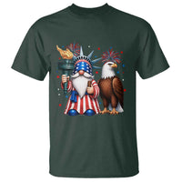 Funny Statue Of Liberty Gnome T Shirt Patriotic 4th Of July