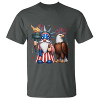 Funny Statue Of Liberty Gnome T Shirt Patriotic 4th Of July