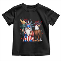 Funny Statue Of Liberty Gnome Toddler T Shirt Patriotic 4th Of July