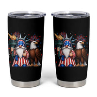 Funny Statue Of Liberty Gnome Tumbler Cup Patriotic 4th Of July