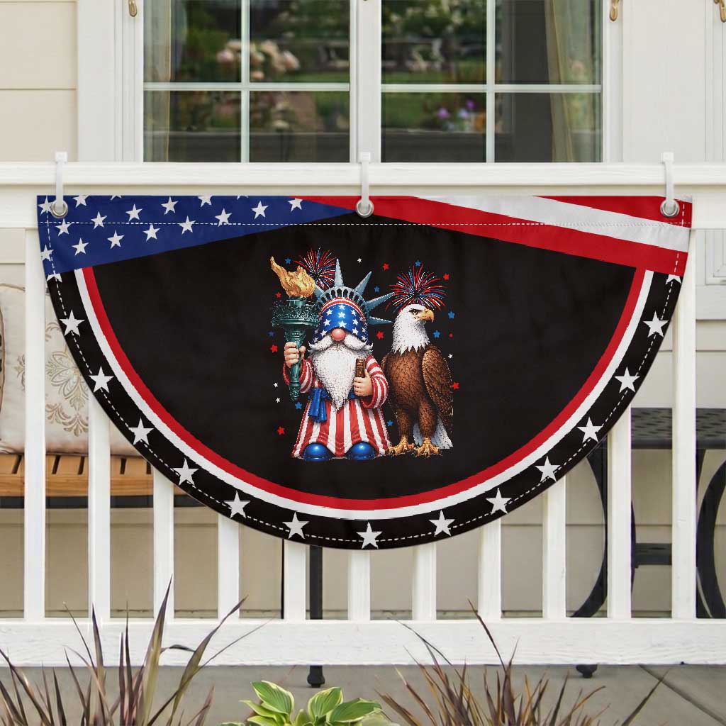 Funny Statue Of Liberty Gnome Patriotic Fan Flag 4th Of July Gift