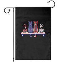 Red White And Blue Cute Cats Garden Flag Patriotic Pet Lover