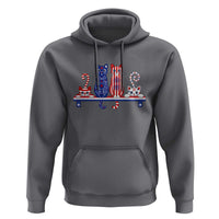 Red White And Blue Cute Cats Hoodie Patriotic Pet Lover
