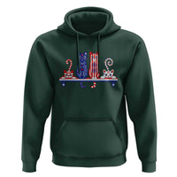 Red White And Blue Cute Cats Hoodie Patriotic Pet Lover