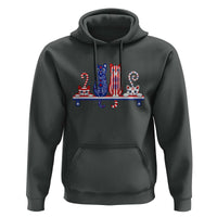 Red White And Blue Cute Cats Hoodie Patriotic Pet Lover