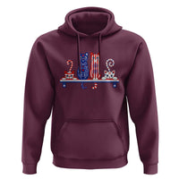 Red White And Blue Cute Cats Hoodie Patriotic Pet Lover