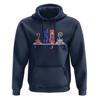 Red White And Blue Cute Cats Hoodie Patriotic Pet Lover