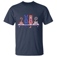 Red White And Blue Cute Cats T Shirt Patriotic Pet Lover