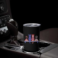 Red White And Blue Cute Cats Tumbler Cup Patriotic Pet Lover